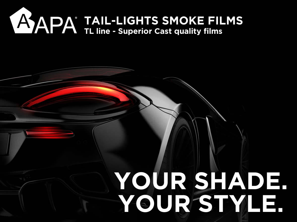 APA Tail-Light films - Smoke tint film - APA America